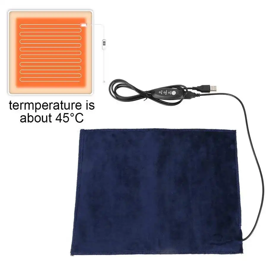 24x30cm 5v 2a Usb Electric Cloth Heater Pad Heating Element For Clothes