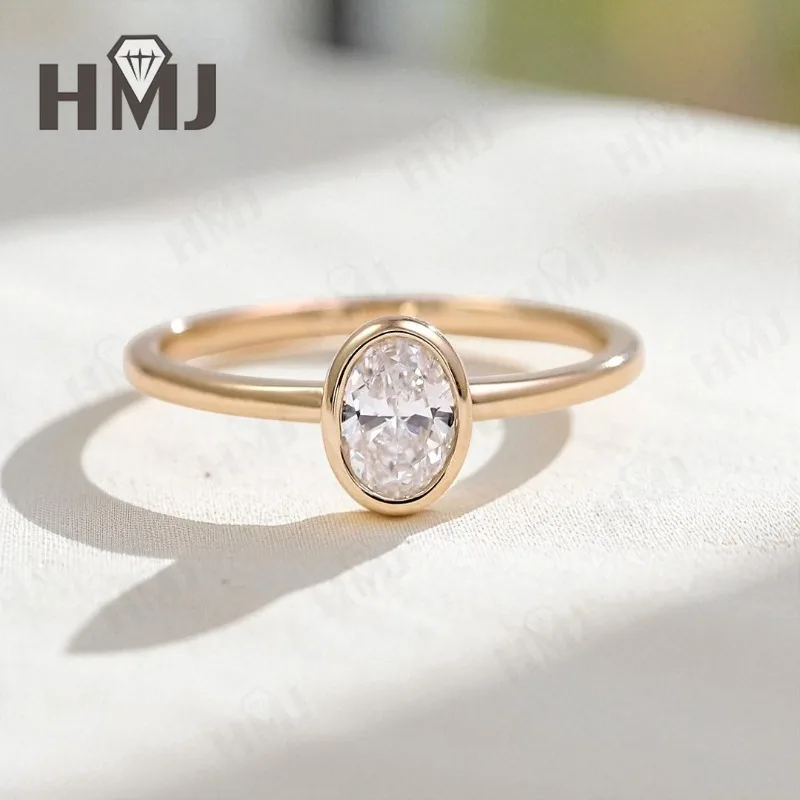 Diamantringe, personalisierbar, 18 Karat, 14 Karat, 10 Karat Zertifikat, Hochzeit, Verlobung, Band-Charms, Jahrestagsgeschenk, Schmuck für Damen, elegant – Detail 13