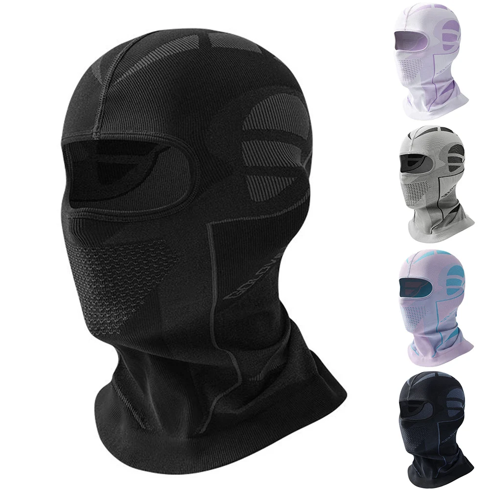 Winter Motorcycle Cycling Windproof Face Mask Head Cover Balaclava Cotton Hood Cycling Cap Breathable Warm Ski Face Cover Unisex