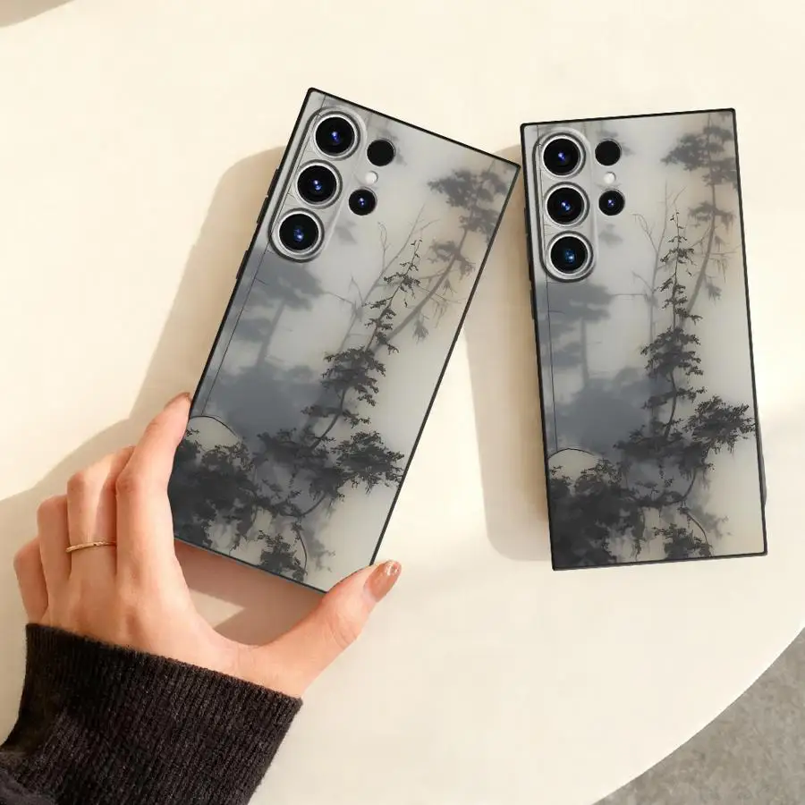 Elegant Branch Shadow Phone Cover Case