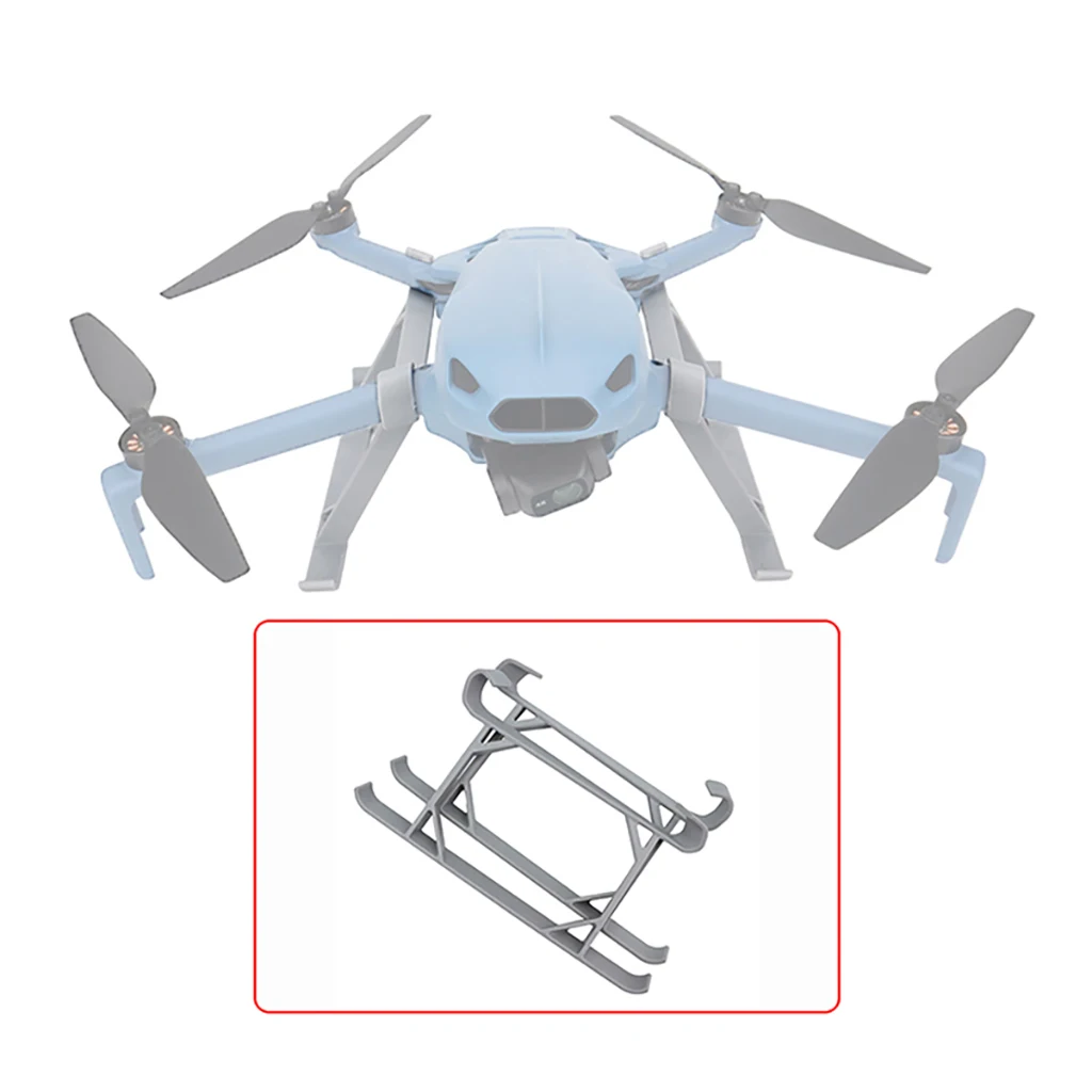Support trépied du Kit Accessoires Drone LumenFly MINI, déplié avec le drone posé dessus.