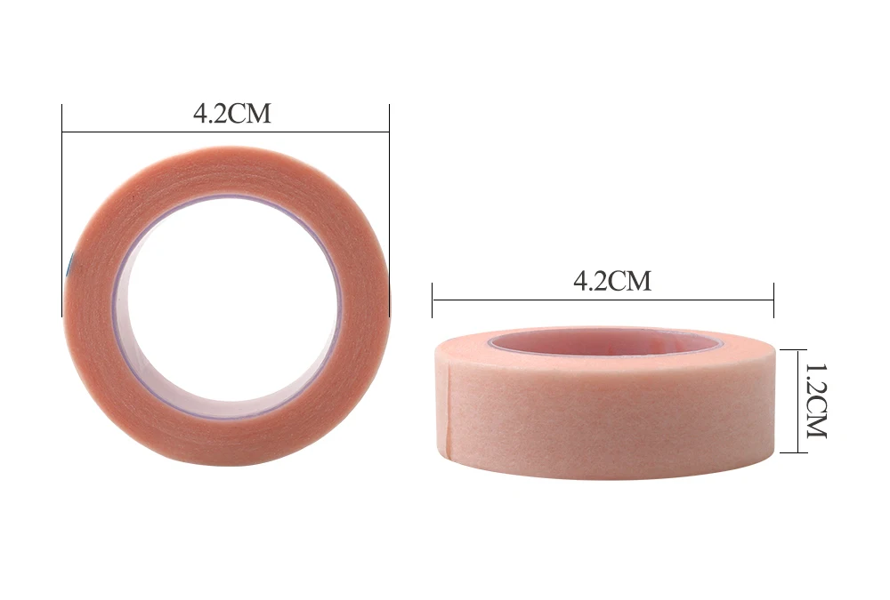 SAKURAHANA Vlies-Wimpernband für empfindliche Haut, vielseitig einsetzbares Papierband unter den Augen für falsche Wimpern, Make-up-Werkzeuge – Detail 3