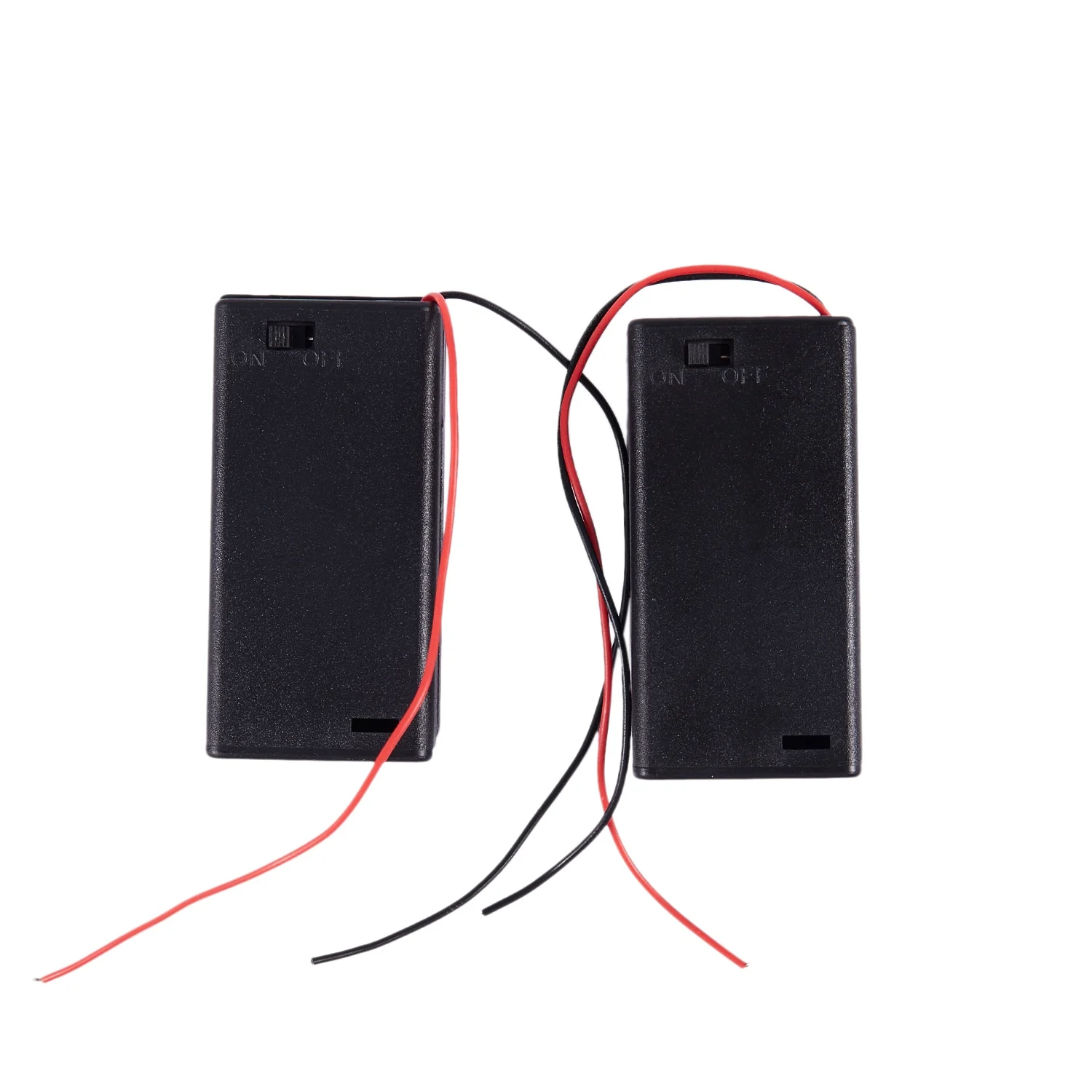 

2 X AA 3V Battery Holder Case Box Slot Wired ON/OFF Switch W Cover