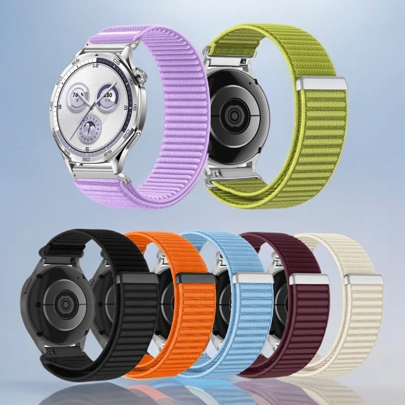 Adjustable Nylon Velcro Watch Strap - Multiple Sizes Available