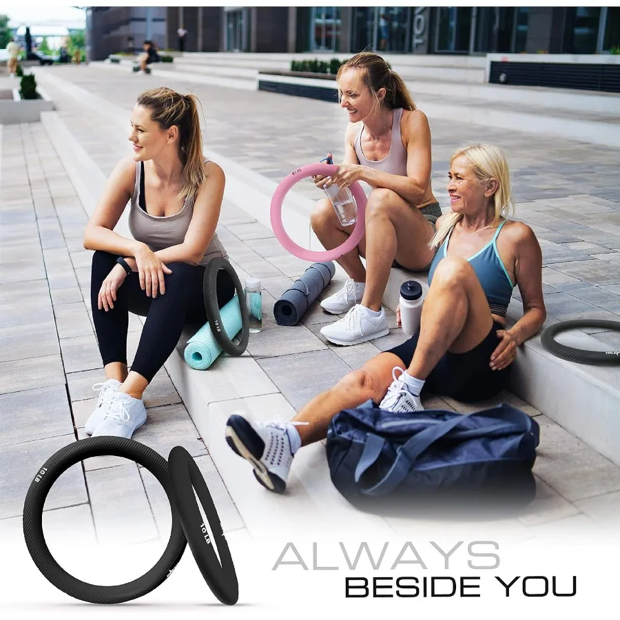 Power Ring 10lbs, Weight Ring, Weighted Circle, Kettlebell for Yoga Exercise, Aerobics, Home Fitness, Core Training