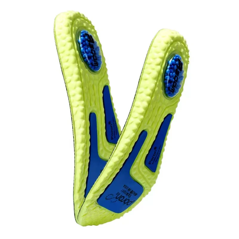 Thickened EVA new sports insole sole shock absorption deodorant breathable pad running insole unisex poron orthopedic insole
