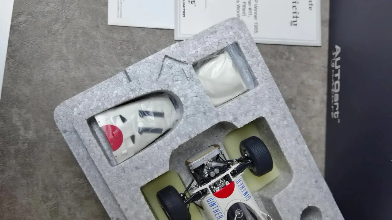 AUTOart-Versão Car Action Figure, Versão Estática, Honda RA272, F1