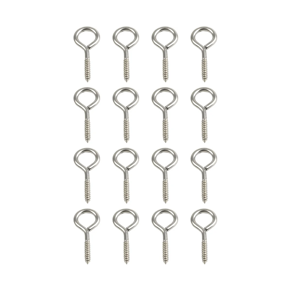 

304 Stainless Steel Sheep Eye Nail Sheep Eye Self-Tapping Nail Hook with Ring Screw Hand Twist Ring Type