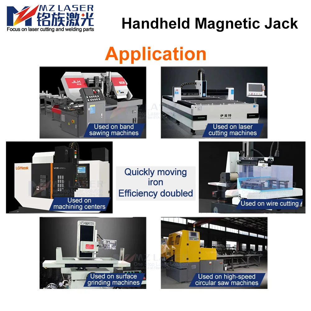 Handheld Magnetic Jack Powerful Magnet Portable Steel Transporter Laser Cutting Machine Head magnetic jack