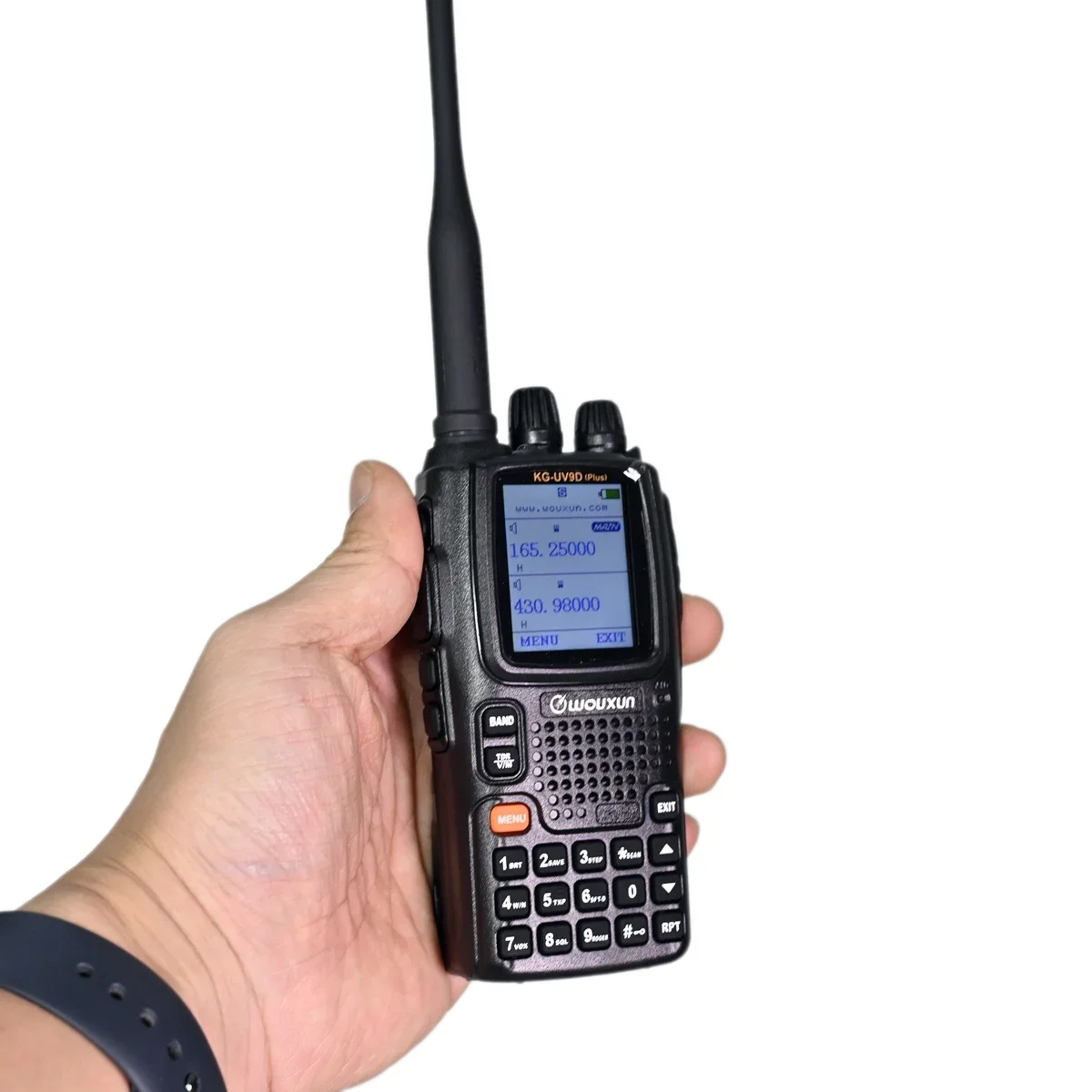 Wouxun KG-UV9D(ひろ2台) Wouxun KG-UV9D (Plus) Dual band amateur walkie and 7 bands RX