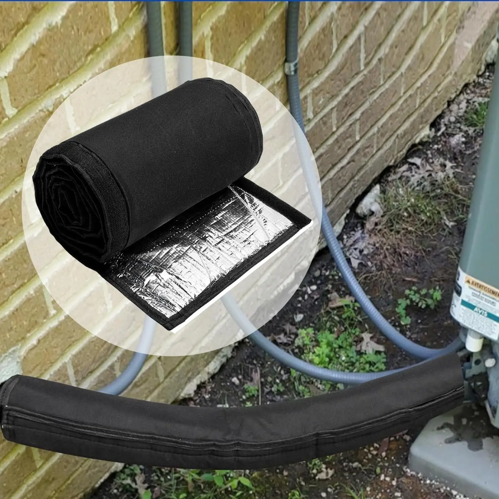 Insulation Protector Weatherproof Pipe Protector For HVAC Pipe Insulation Sleeve For Copper ...