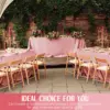 Rose gold Imitation Silk Satin Wedding Solid Color Rectangular Banquet Rable Tea Table Cloth Tablecloth 5