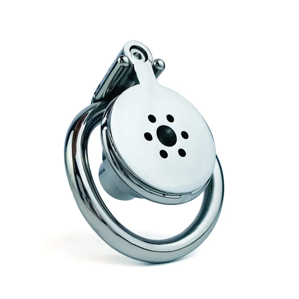 FRRK Stainless Steel Inverted Male Chastity Cage Device With Metal Urethral Catheter Lock Cock Penis Rings 정조대 Sex Toys For Men penis chastity cage chastity lock sex toy chastity cage accessory