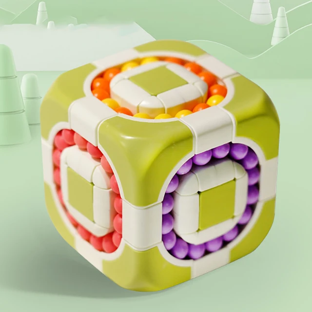 Three-stage Ball Twist Decompresses Puzzle Magic Cube Fidget Toys Funny Toys Speed Cube Thinking Training Toy Gift Toys for Kids 5