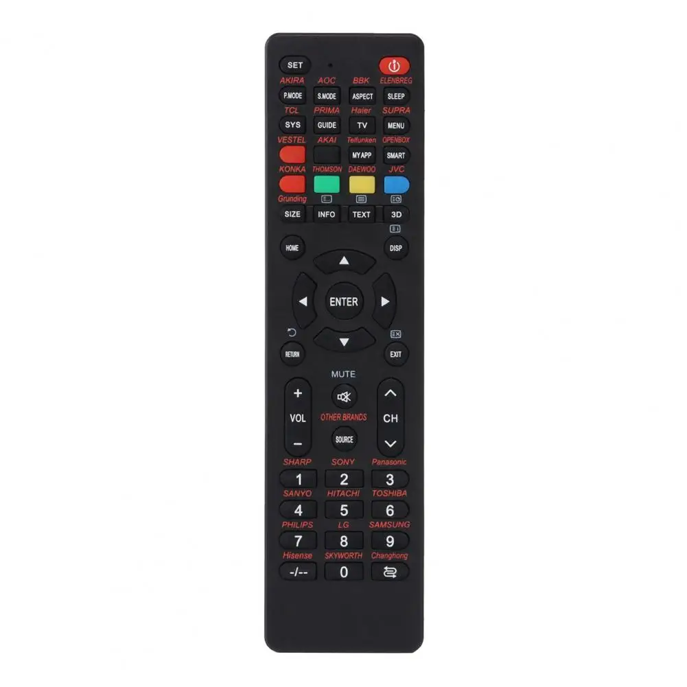 Safe Home Living Room Smart TV Remote Control Black Universal Remote Control Stable Signal Household Supplies images - 6