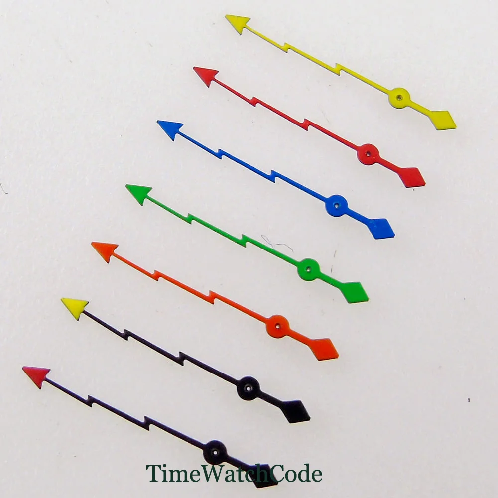 Fit Seiko Nh35A Nh36A 4 R36 7 S36 7002 7009 Movimento 13Mm Fulmini Secondi Di Seconda Mano Nero/Blu/Rosso/Arancione/Giallo/Nero/Verde