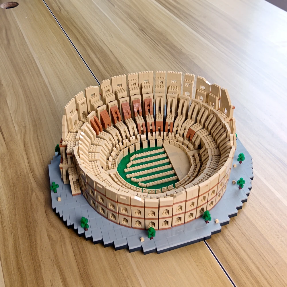 Lego Colosseum Price KNEW BUILT Euro Constrution Roma Colosseum