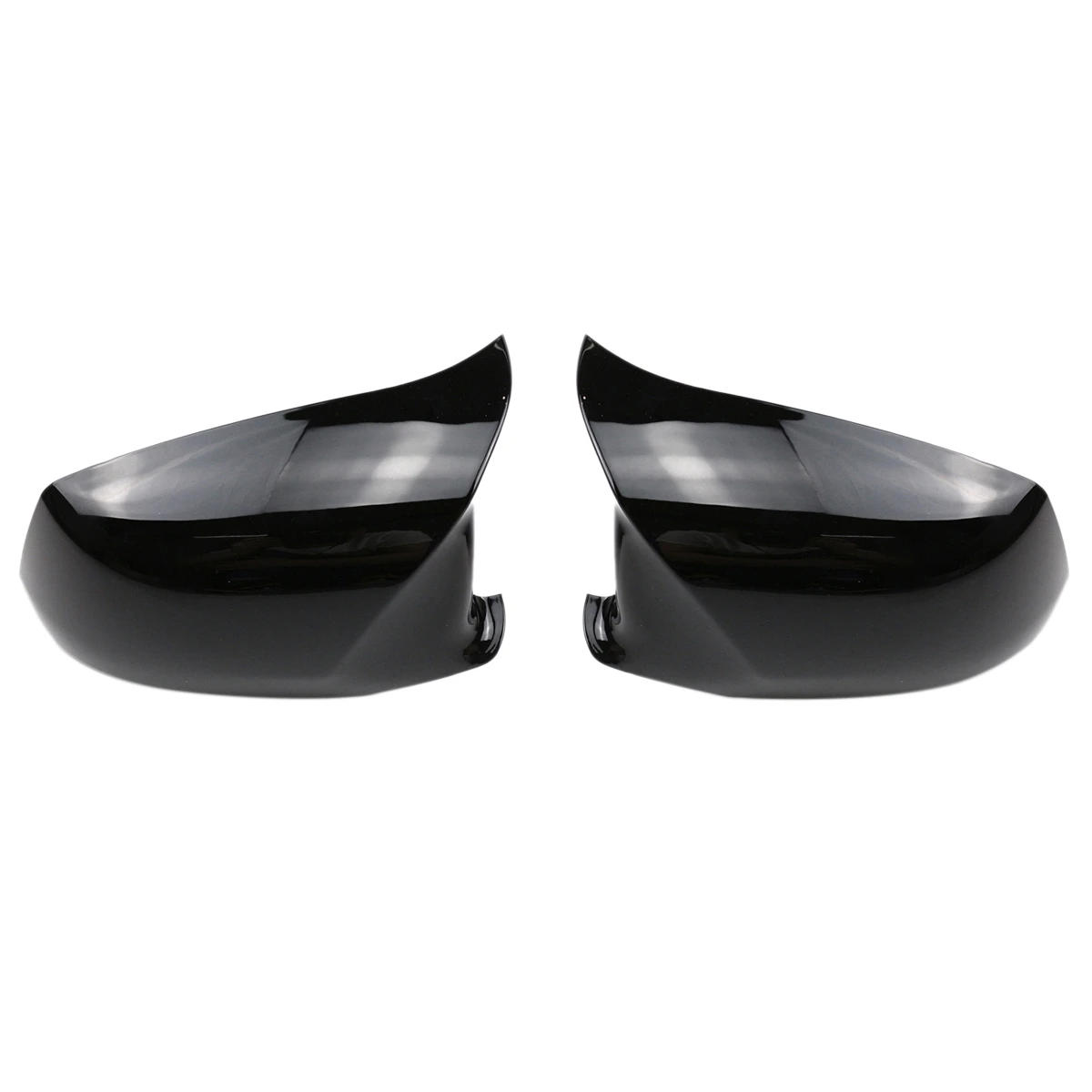 

Car Rear View Mirror Cover Trim Side Wing Mirror Caps Protector For-BMW X3 X4 X5 G01 G02 G05 2019 2020 2021 Black