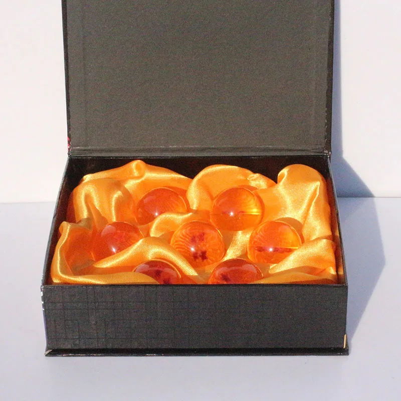  DragonBall, bolas de cristal de DragonBall Z Stars Crystal, 7  piezas, con caja de regalo, GRANDE, 76 MM de diámetro., Gratis, One set :  Juguetes y Juegos