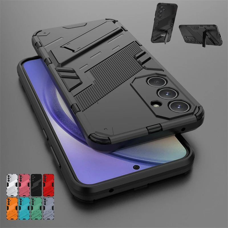 Per Samsung Galaxy A55 Cover Per Samsung A55 5G Capas New Armor Phone Back Cover Antiurto Per Samsung A55 A 55 Fundas