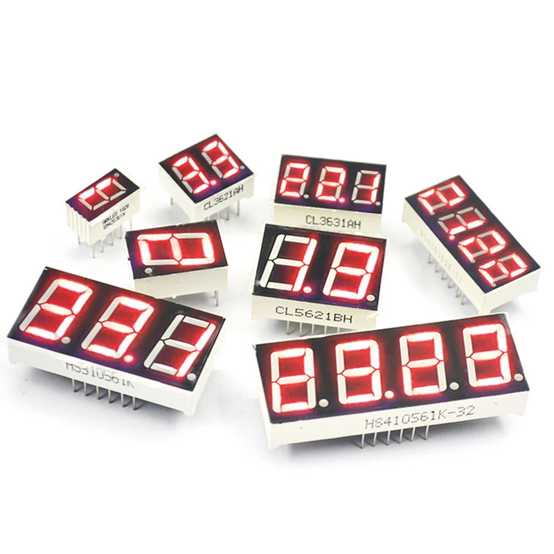 5Pcs 0.36inch 7 Segment 4 Digit Common Cathode 0.36" RED LED Digital Display NEW - Foto 12