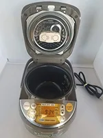 NP-NWC10XB Pressure Induction Heating Rice Cooker & Warmer, 5.5 Cup, Stainless Black, Made in Japan 2