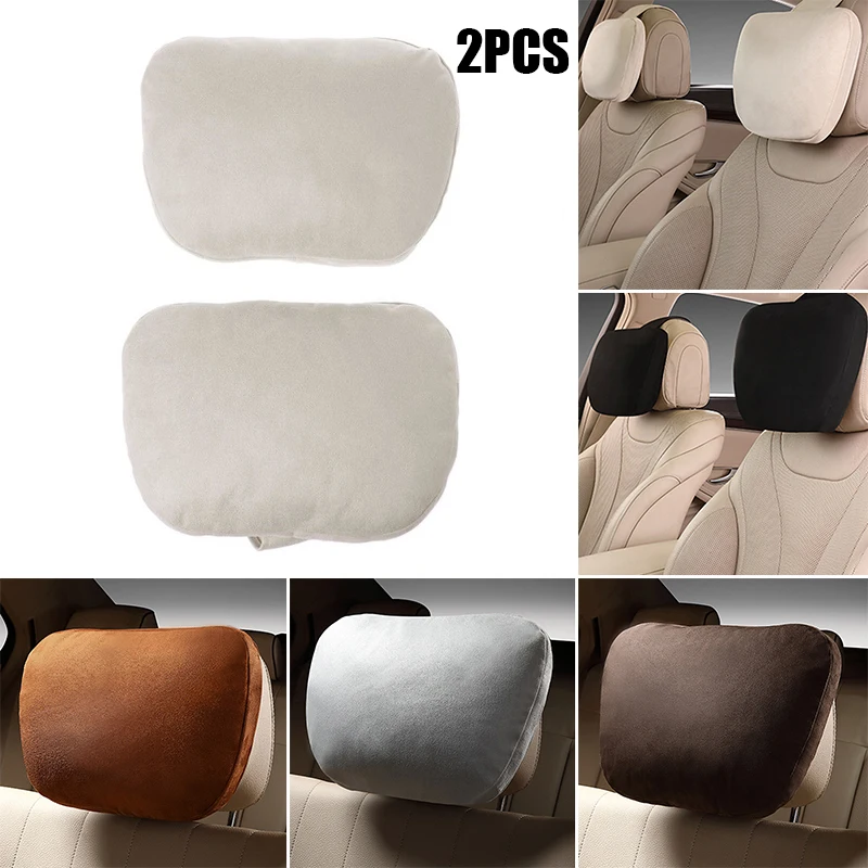1 Pair Car Neck Headrest Maybach Design S Class Ultra Soft Pillow For