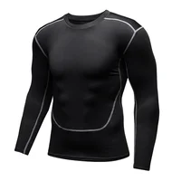 Chemisier thermique en polaire pour homme, sous-vêtement thermique, chaud, manches longues, Compression, t-shirt, automne et hiver 3