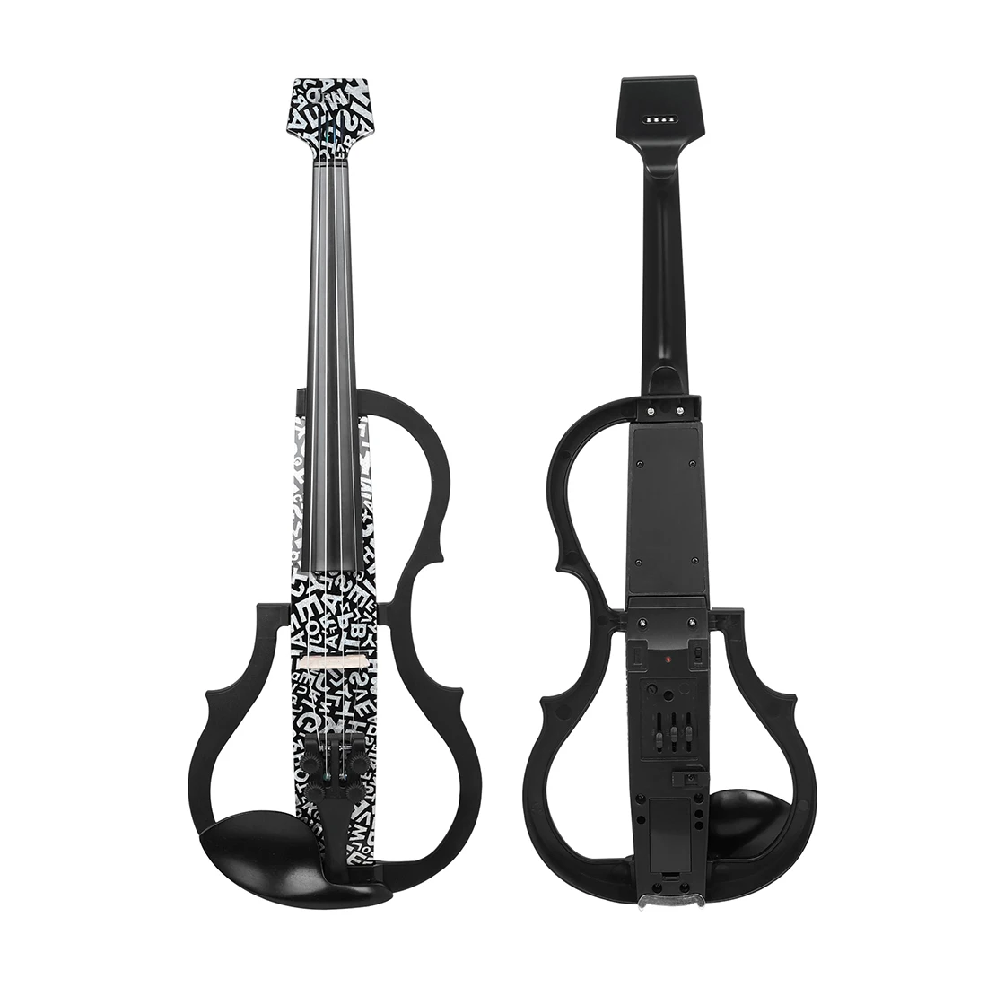 IRIN Letters 4/4 Electro Acoustic Violin Beginner Set with Intelligent Silent Feature And Earphones Connecting Fiddle