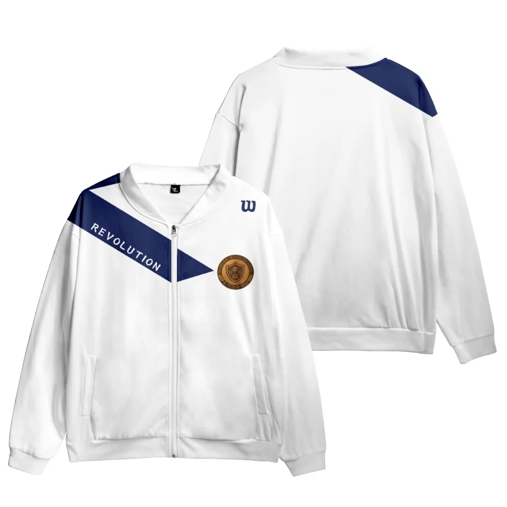New Fashion White Jacket 3D All of Us Are Dead Autumn Winter Coats Men Women Unisex Casual Baseball Uniform Zipper Streetwear hooded jacket