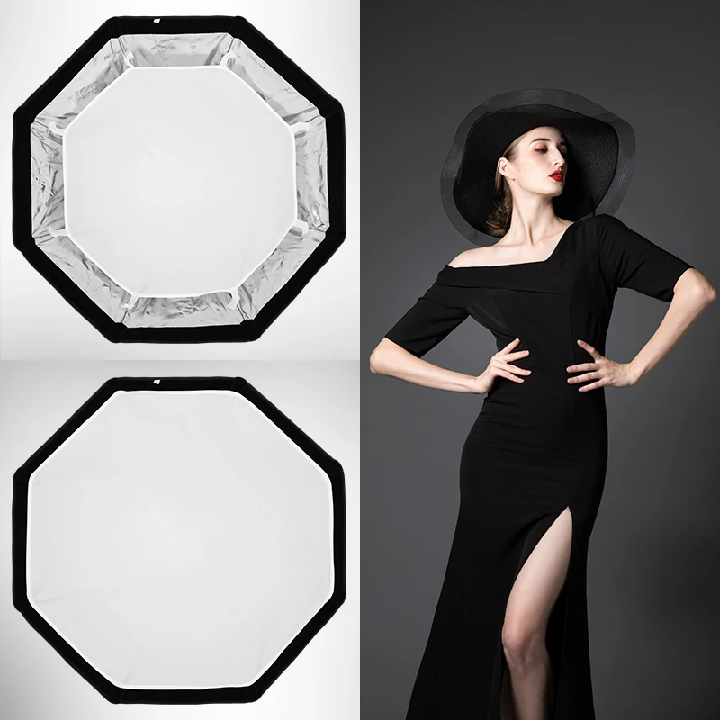 Softbox K2 55cm 65cm 90cm 120cm Bowens Mount Portable Octagon Softbox+Honeycomb