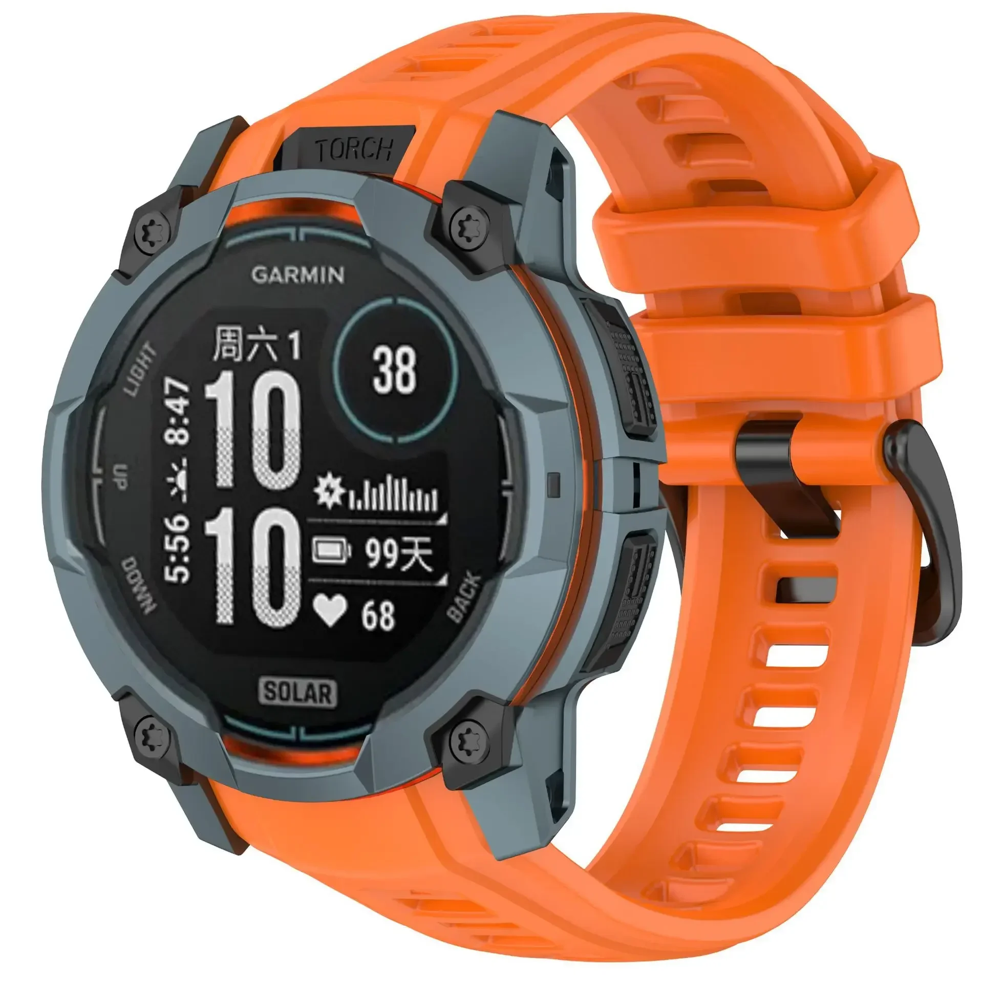 Official Sports Silicone Strap for Garmin Instinct - Premium Wristband Replacement