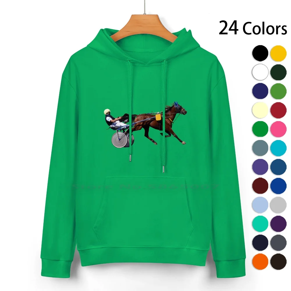 

Horse Nn Pure Cotton Hoodie Sweater 24 Colors Jockey Da Horses Autef Reins Webbing Trot Coupling Hitched Race Paris Equestrian