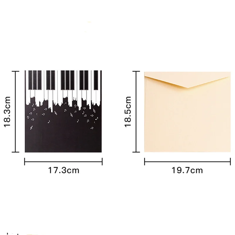3D Pop Up Card Grand Piano Guitar Greeting Cards Gift For All Occasions Happy Birthday Graduation Father's Day Mother's Day greeting cards