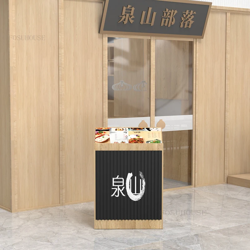 Simple Designer Office Furniture Reception Desks Restaurant Front Desk Bar Tables Hotel Lobby Conference Room Reception Desk T