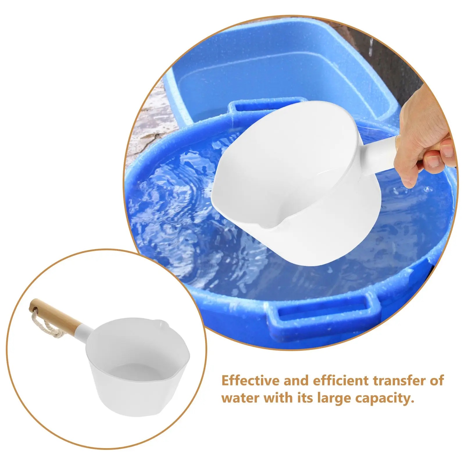 Sink Water Dipper Long Seal Rinse Handle Scoop Home Accessories Ladle Bailer Mini