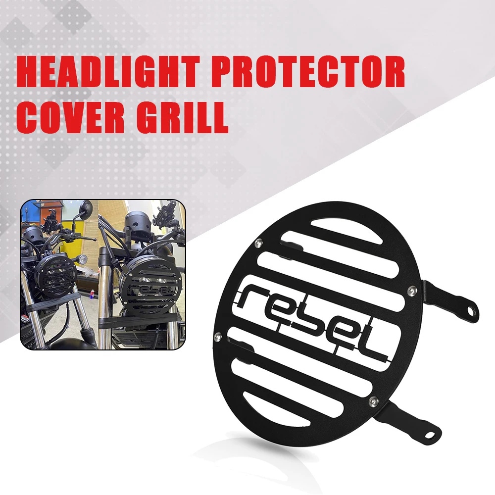 

Motorcycle Headlight Grill Cover Head Light Guard Protector Cover For HONDA CMX300 CMX500 CMX 500 CMX 300 2017-2021 2019 2020