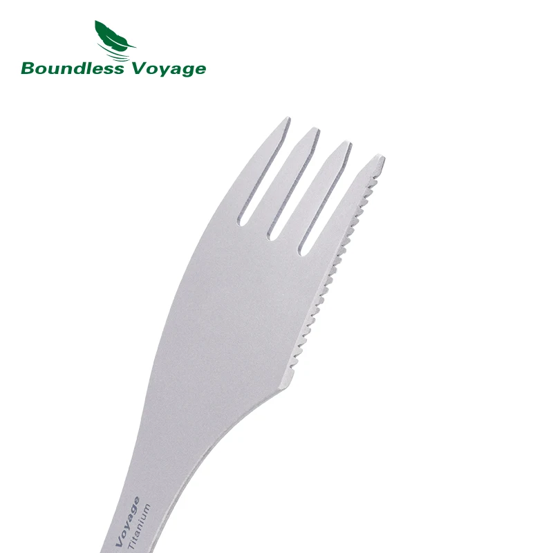 TKF　10本セット Amazon.com: Boundless Voyage Utility Cutlery Set Titanium
