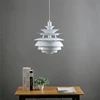 Postmodern Aluminum Pendant Lights Nordic Designer Hanglamp for Living Room Decor Light Fixtures Snowball Mounted Chandelier E27 3