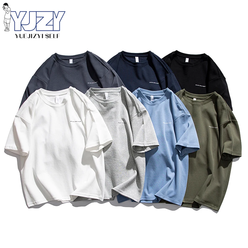 

Summer Mens Y2K T-shirt Essentials High Street Men and Women Couple Hip Hop Short Sleeve Loose Oversizes T-Shirt cotton men 2022