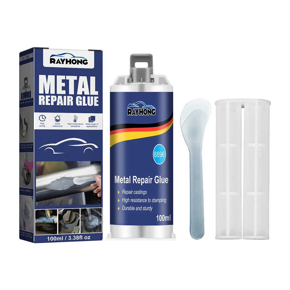 Description Picture 6 of itemProfessional Cold Weld Repair Adhesive Heat Resistance Stomatal Crackle Welding Glue Quick Drying Industrial Casting Agent Tool