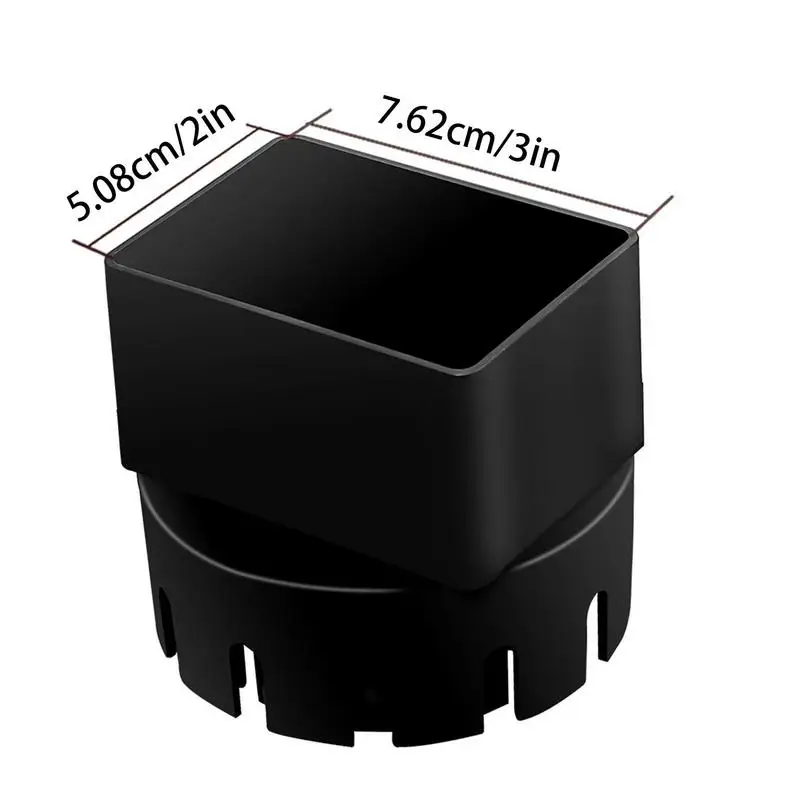 Downspout Adapter Universal Downspout To Drain Pipe Tile Adapter Round To Square Gutter Drain For Pipes Landscape