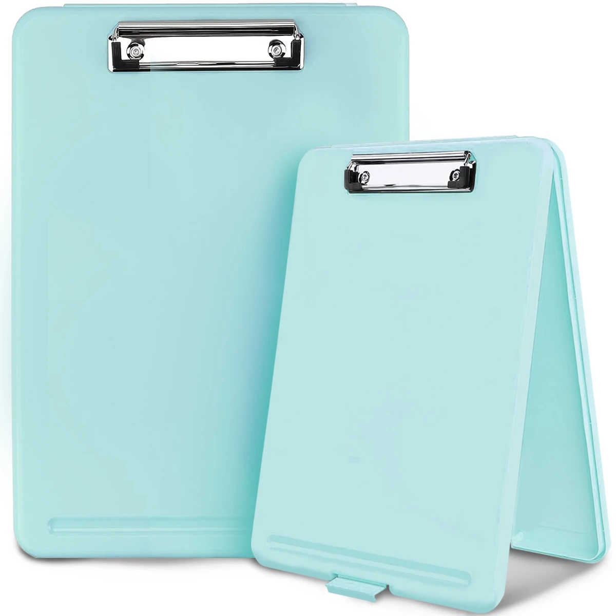 A4 PP Multifunction Storage Box & File board 2 for 1 Clipboard Case Suitable for School, Utility, Office, Medical Personnel transparent clipboard,writing clipboard