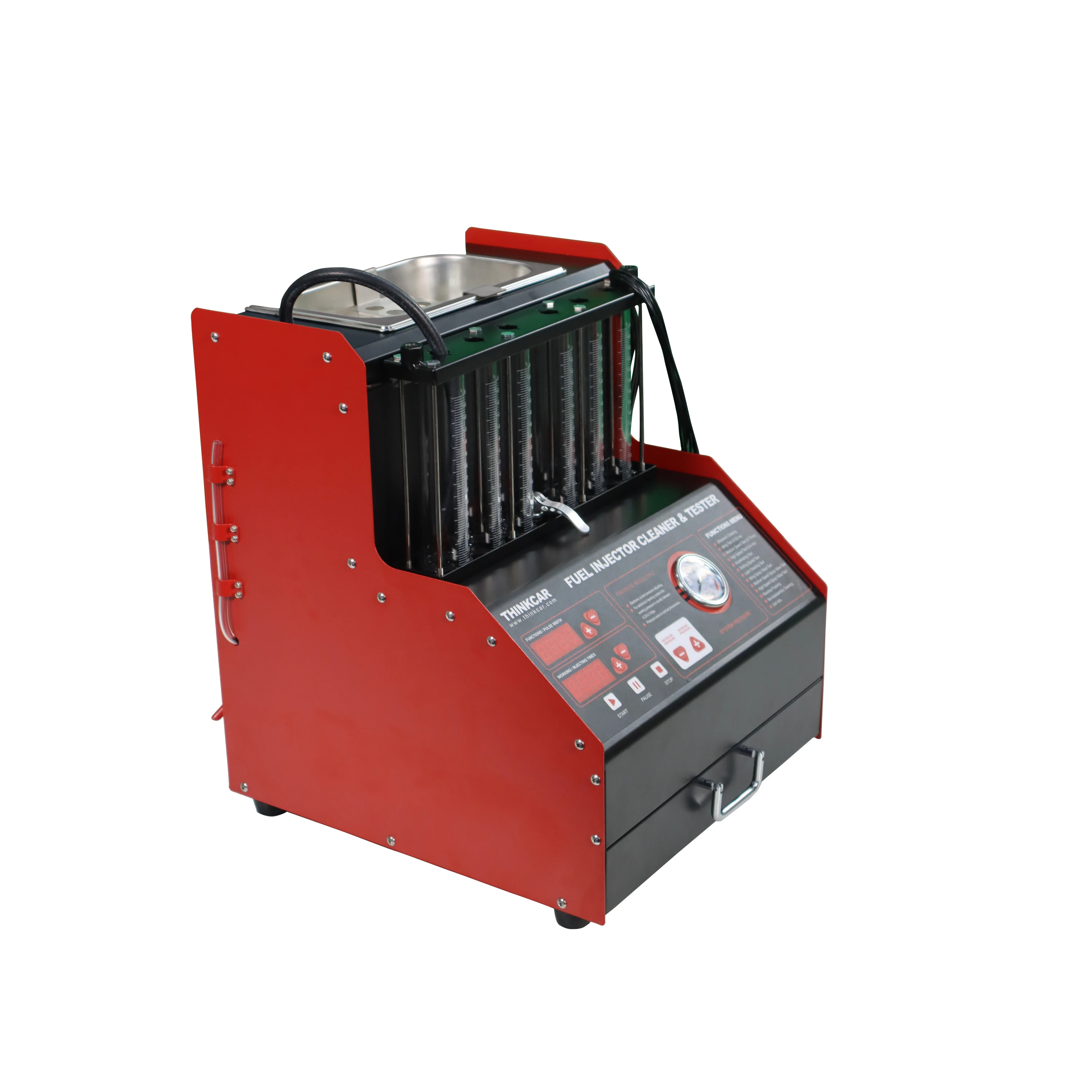 

THINKCAR TK-IMT602 FUEL INJECTOR CLEANER & TESTER combines ultrasonic cleaning technology microcomputer oil pressure