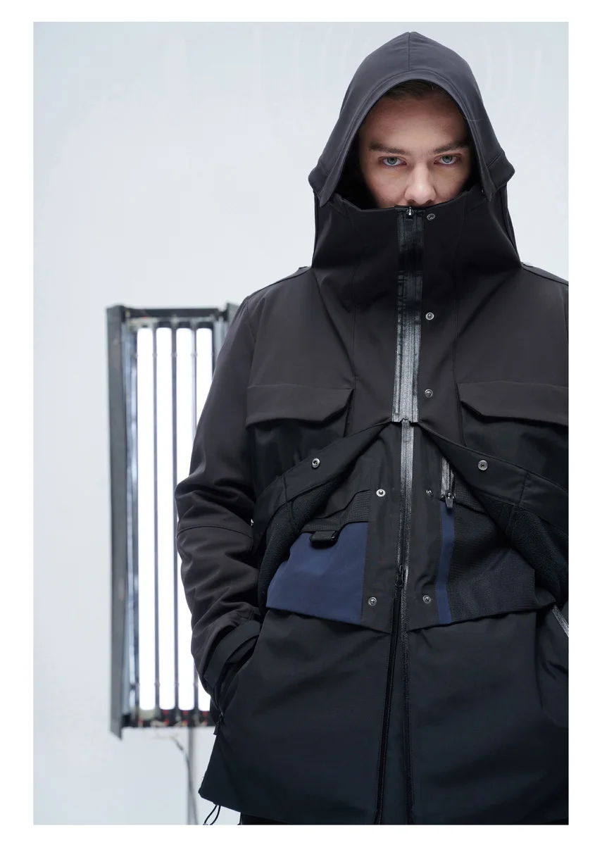 Reindee Lusion 21aw 3in1 all-enviroment waterproof scout jacket outer shell and inner jacket techwear gorpcore
