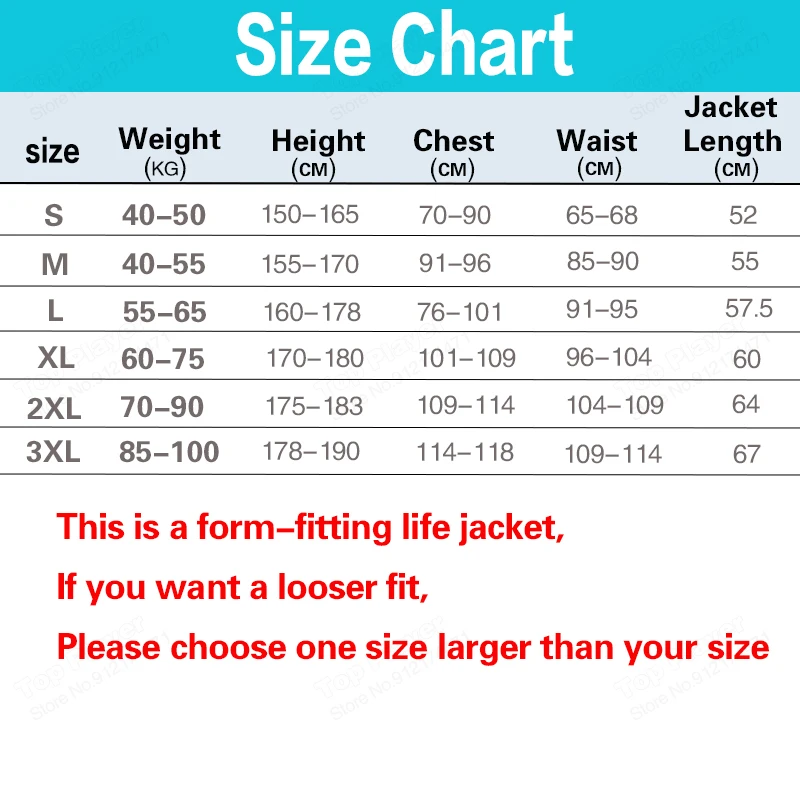Life Jacket Super Buoyancy Neoprene Life Jacket for Adult Surf Raft Kayak Fishing Jet Ski Water Sport Swimming Rescue Life Vest
