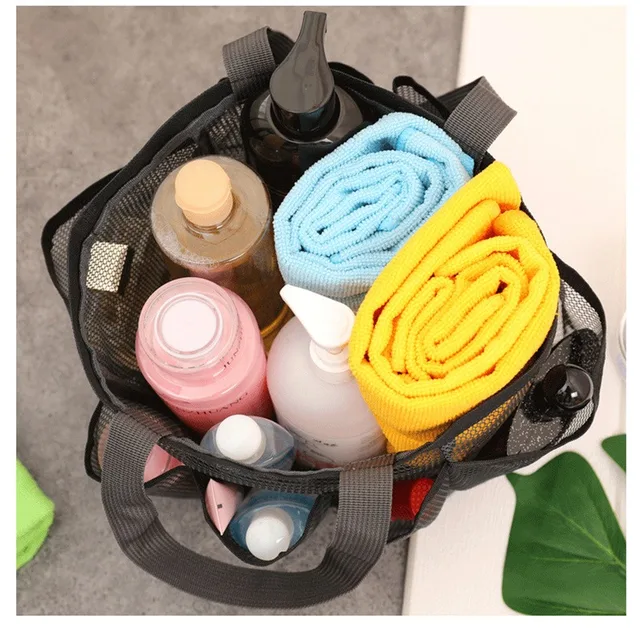 Portable Mesh Shower Caddy Tote 5