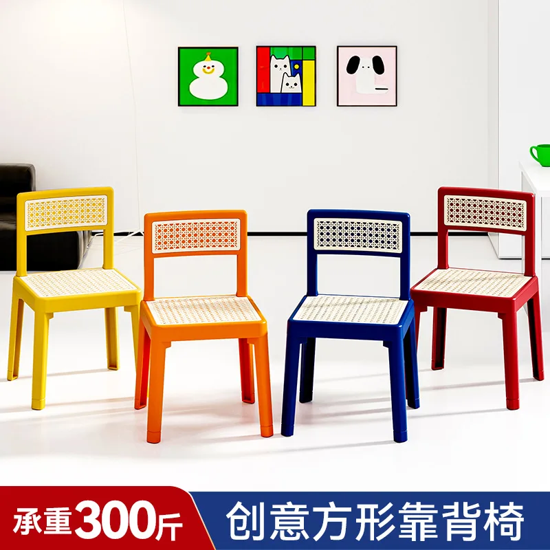 Detachable chairs for kids Portable Anti slip Children chair Home plastic kids chair Space saving furniture bathroom step stool