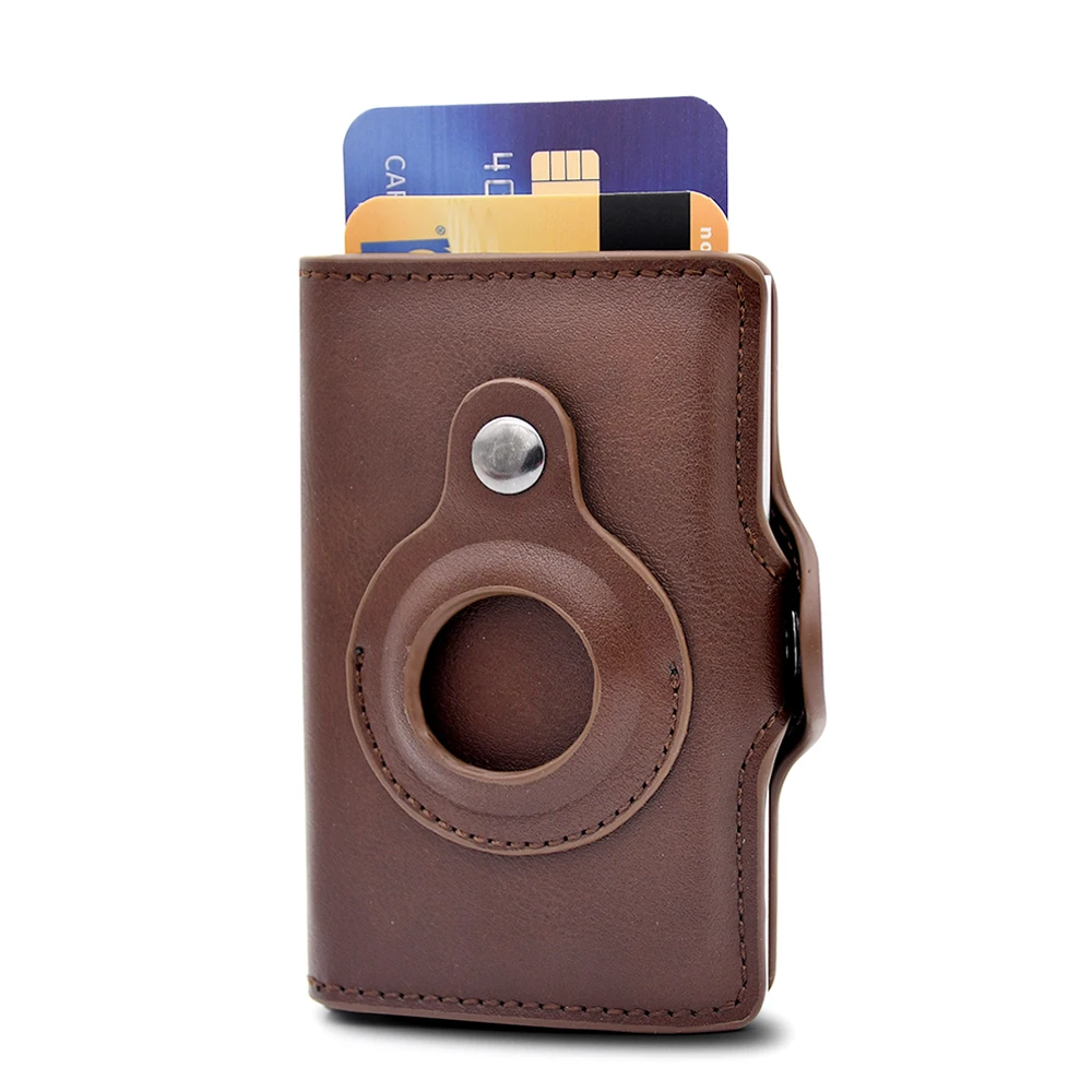 AirTag Portefeuille Homme/Femme, Porte Carte Bancaire, Air Tag Bifold