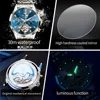 OLEVS 6621 Men Watch Top Brand Moon Phase Watch for Men Dual Calendar Display Original Watches NEW 4